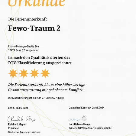 Fewo Traum, 4-Sterne Fewo'S Mit Pool Und Whirlpool, Grillecke Mit Neuem Pavillon Im Garten, Am Achterwasser Mit Badestrand, Wenige Autominuten Bis Zur Ostsee, Ueberweisung Oder Bar Akzeptiert Neppermin